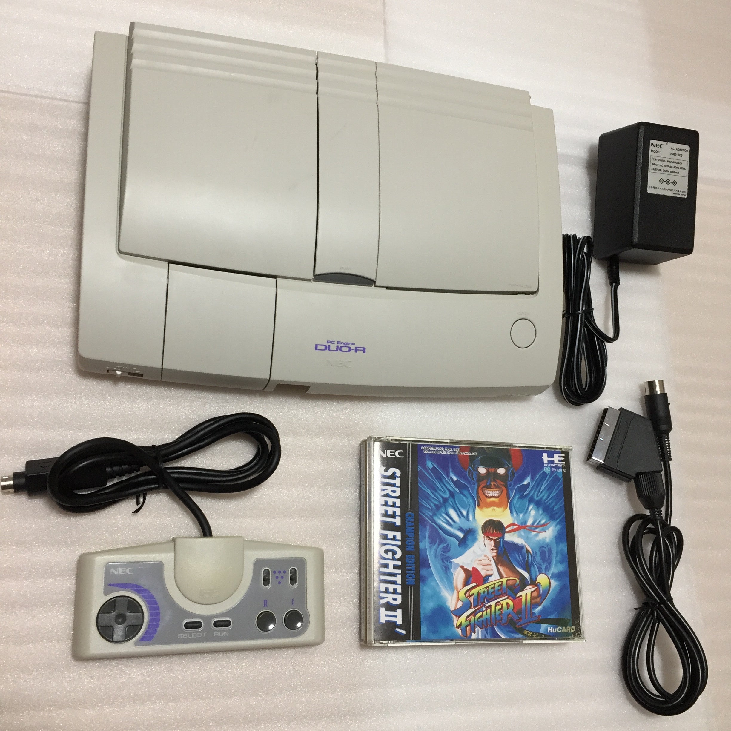 PC Engine Duo-R with RGB kit - Street Fighter 2 ' set