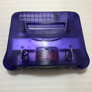 Clear Purple Nintendo 64 set with ULTRA HDMI kit - compatible with JP and US games