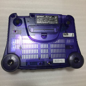 Clear Purple Nintendo 64 set with ULTRA HDMI kit - compatible with JP and US games