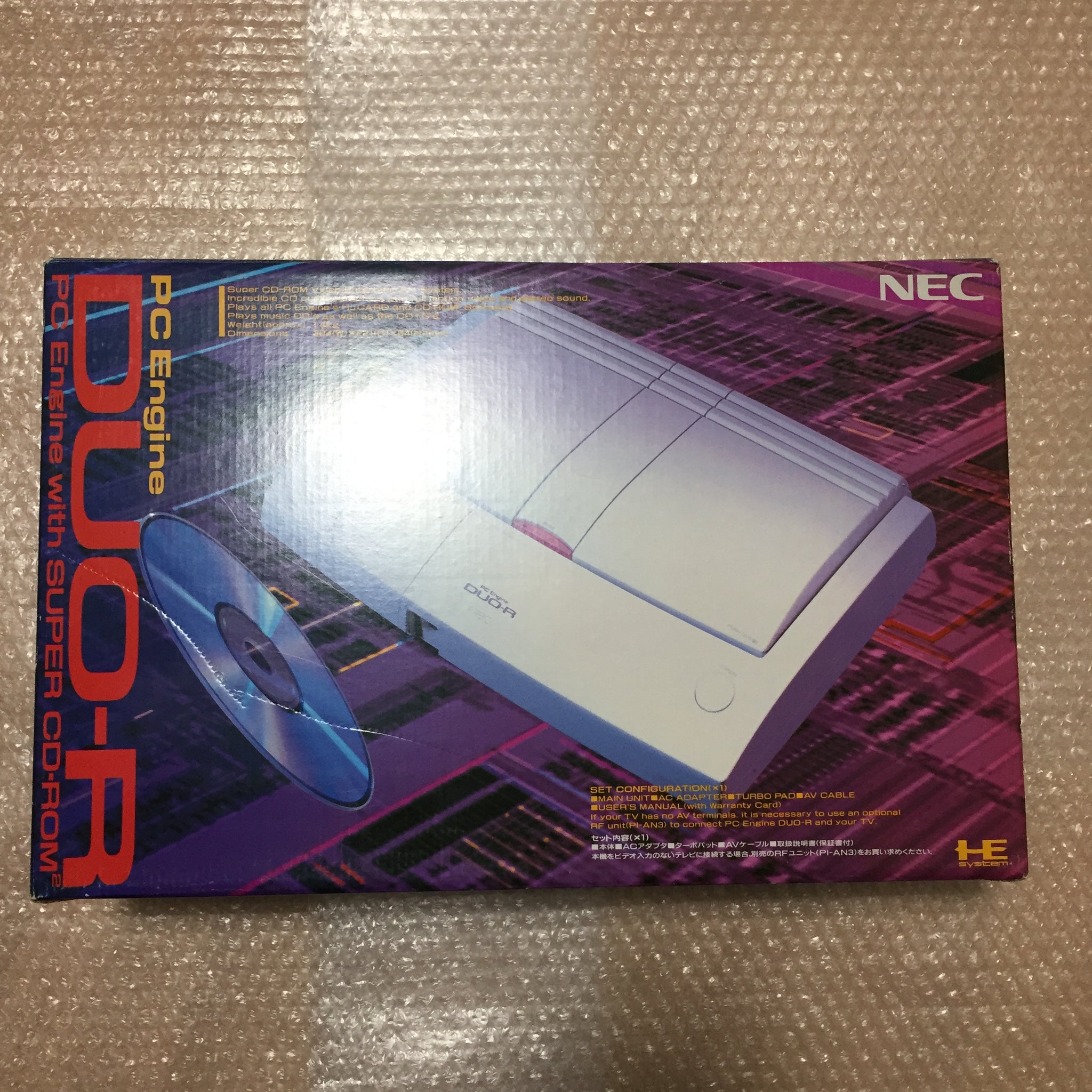 Boxed PC Engine Duo-R with RGB kit - RetroAsia