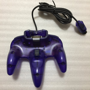 Clear Purple Nintendo 64 set with ULTRA HDMI kit - compatible with JP and US games