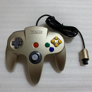 Gold Nintendo 64 in box set with ULTRA HDMI kit - compatible with JP and US games