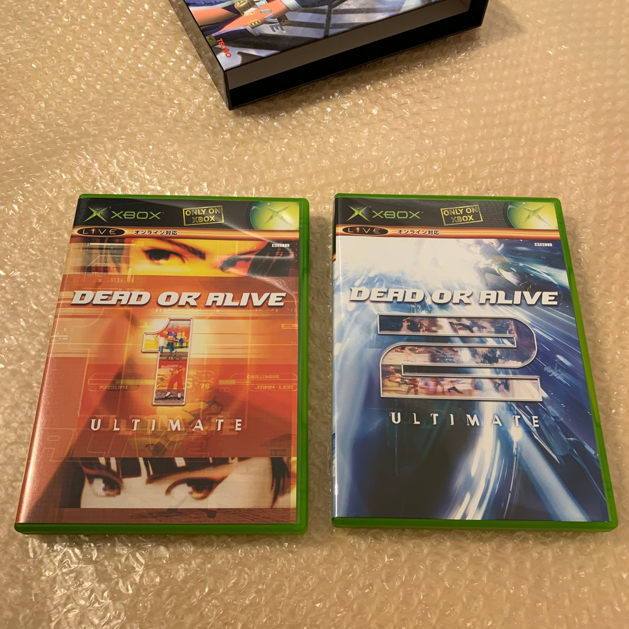 Dead or Alive Ultimate 1 & 2 Set Xbox Boxed Game with Manual Japan NTSC-J